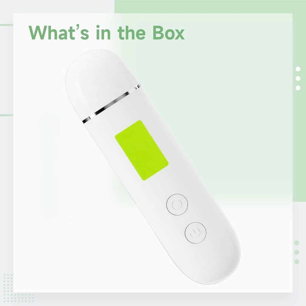 Skin Hydration Tester, Expert Facial Moisture Analyzer Tool, Measures Skin Age, Oil, Elasticity, Temperature, Fluorescence Detection, 10-In-1 Portable