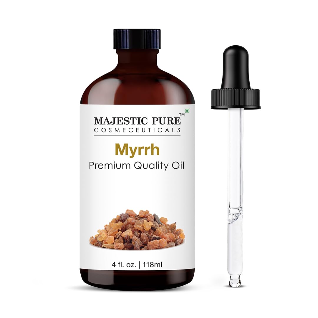 Majestic Pure Essential Oil with Glass Dropper - 100% Pure and Natural - Essential Oils for Diffuser, Aromatherapy, Soap and Candle Making, Lavender Essential Oil, Lavender Oil, 4 Fl Oz