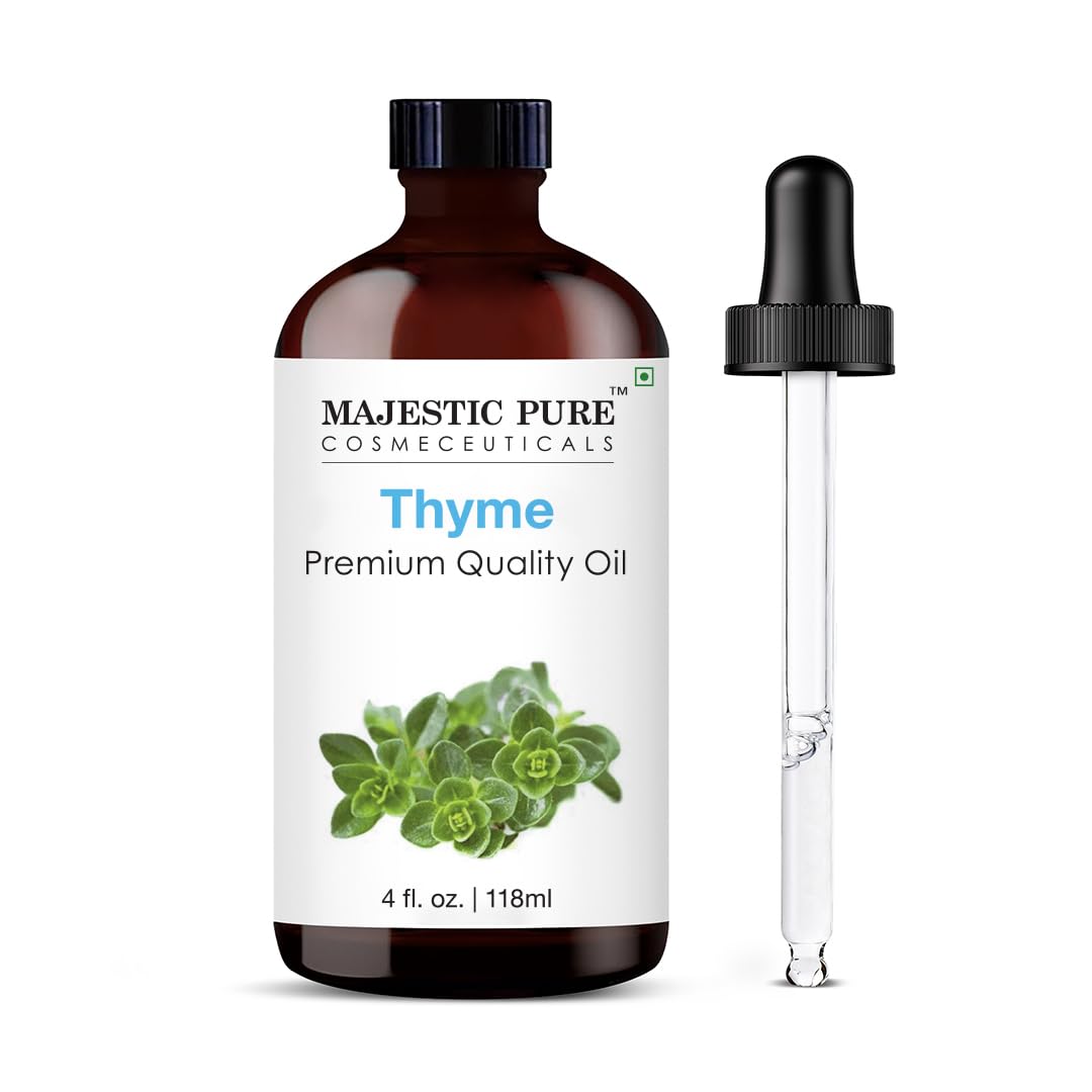 Majestic Pure Essential Oil with Glass Dropper - 100% Pure and Natural - Essential Oils for Diffuser, Aromatherapy, Soap and Candle Making, Lavender Essential Oil, Lavender Oil, 4 Fl Oz