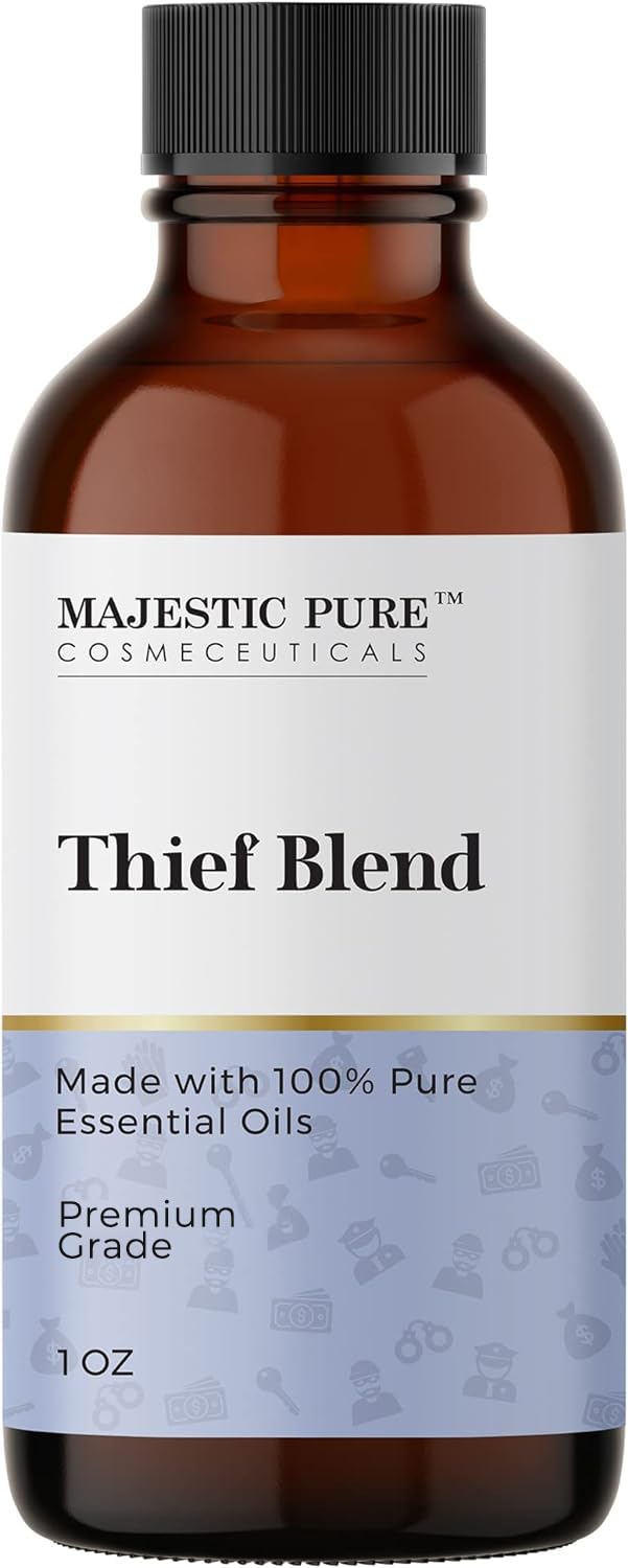 Majestic Pure Essential Oil with Glass Dropper - 100% Pure and Natural - Essential Oils for Diffuser, Aromatherapy, Soap and Candle Making, Lavender Essential Oil, Lavender Oil, 4 Fl Oz