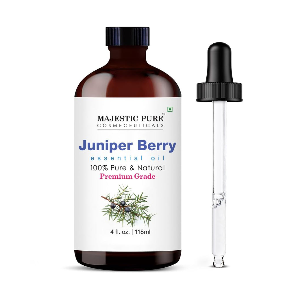 Majestic Pure Essential Oil with Glass Dropper - 100% Pure and Natural - Essential Oils for Diffuser, Aromatherapy, Soap and Candle Making, Lavender Essential Oil, Lavender Oil, 4 Fl Oz