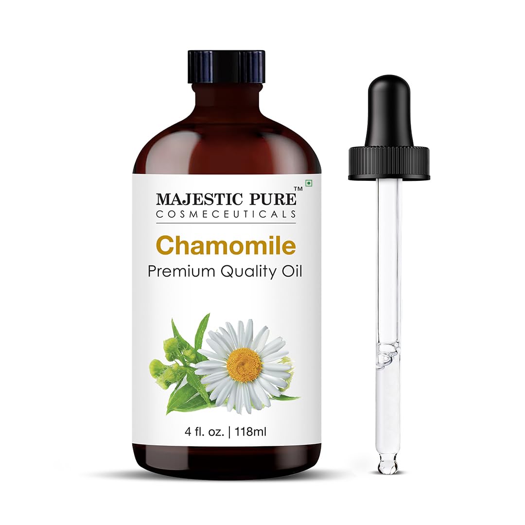 Majestic Pure Essential Oil with Glass Dropper - 100% Pure and Natural - Essential Oils for Diffuser, Aromatherapy, Soap and Candle Making, Lavender Essential Oil, Lavender Oil, 4 Fl Oz
