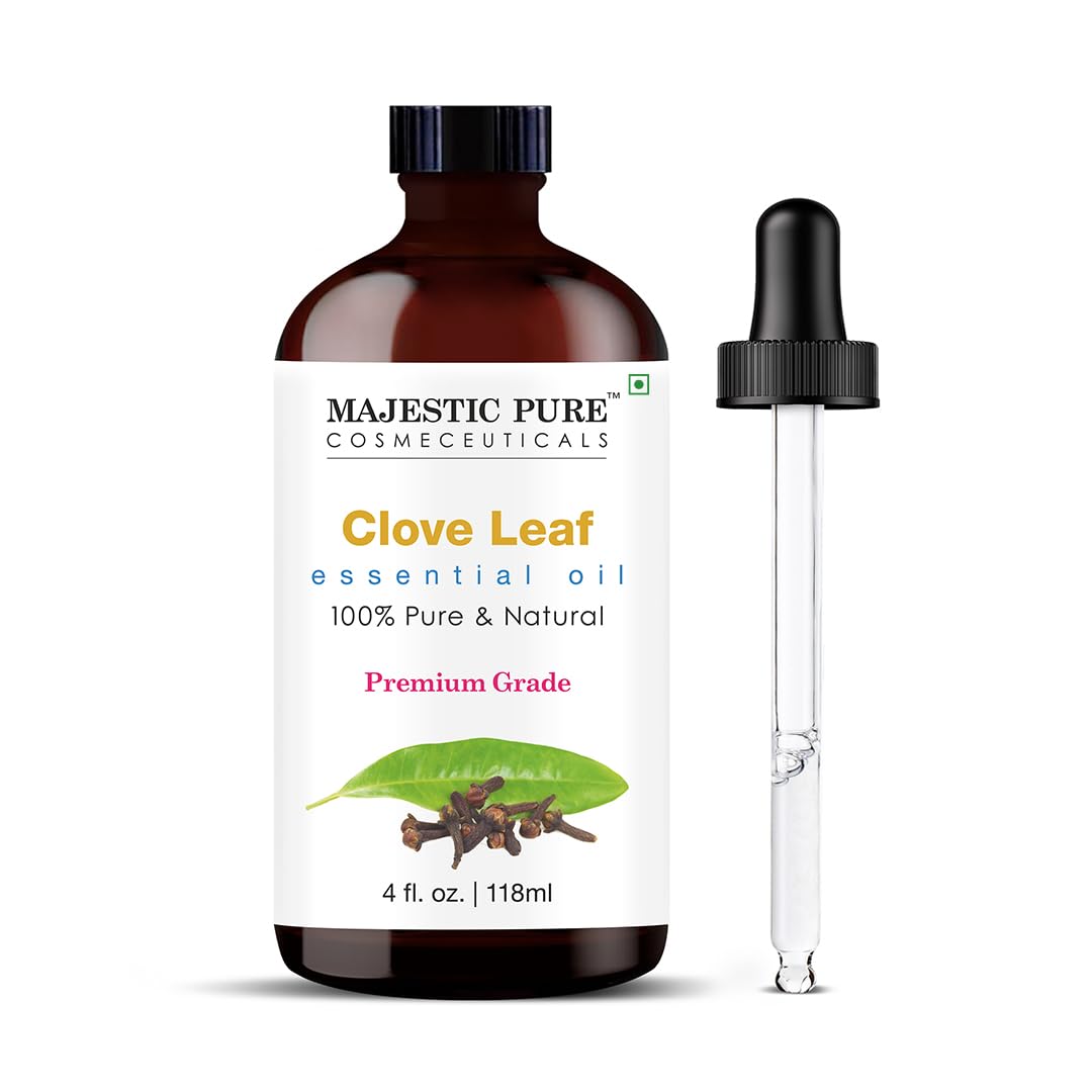 Majestic Pure Essential Oil with Glass Dropper - 100% Pure and Natural - Essential Oils for Diffuser, Aromatherapy, Soap and Candle Making, Lavender Essential Oil, Lavender Oil, 4 Fl Oz