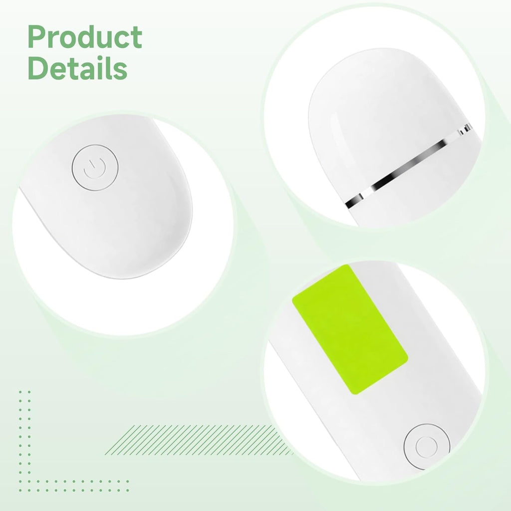 Skin Hydration Tester, Expert Facial Moisture Analyzer Tool, Measures Skin Age, Oil, Elasticity, Temperature, Fluorescence Detection, 10-In-1 Portable