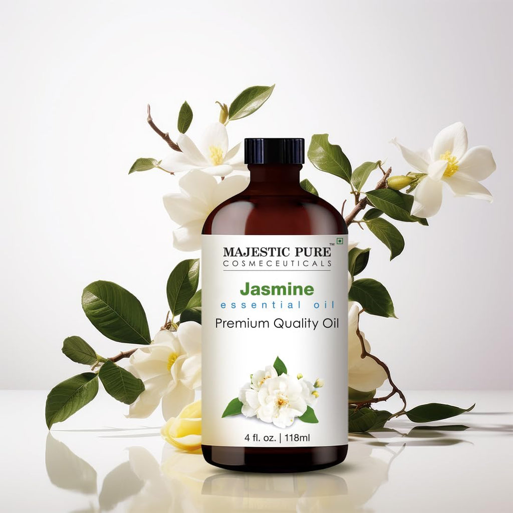 Majestic Pure Essential Oil with Glass Dropper - 100% Pure and Natural - Essential Oils for Diffuser, Aromatherapy, Soap and Candle Making, Lavender Essential Oil, Lavender Oil, 4 Fl Oz