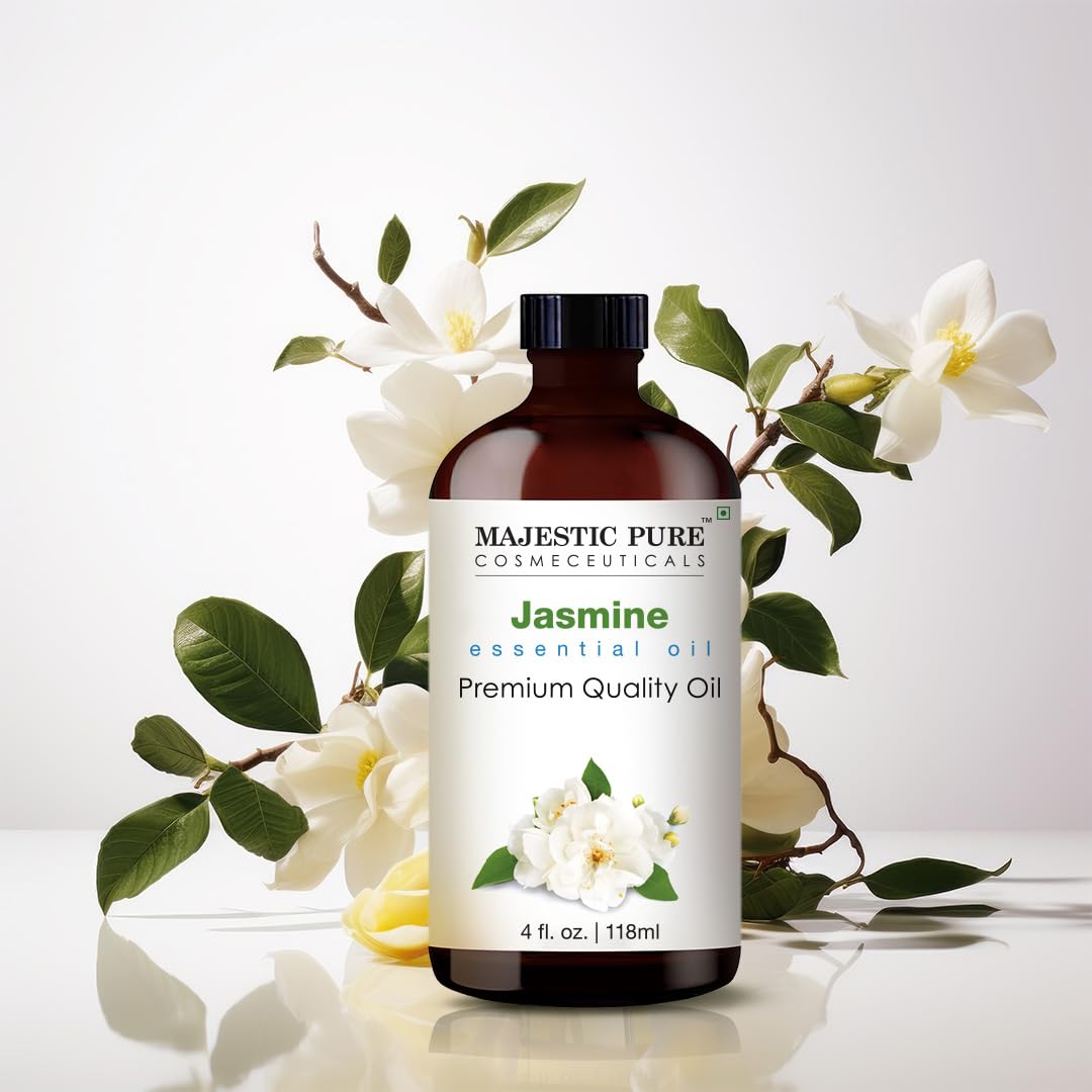 Majestic Pure Essential Oil with Glass Dropper - 100% Pure and Natural - Essential Oils for Diffuser, Aromatherapy, Soap and Candle Making, Lavender Essential Oil, Lavender Oil, 4 Fl Oz