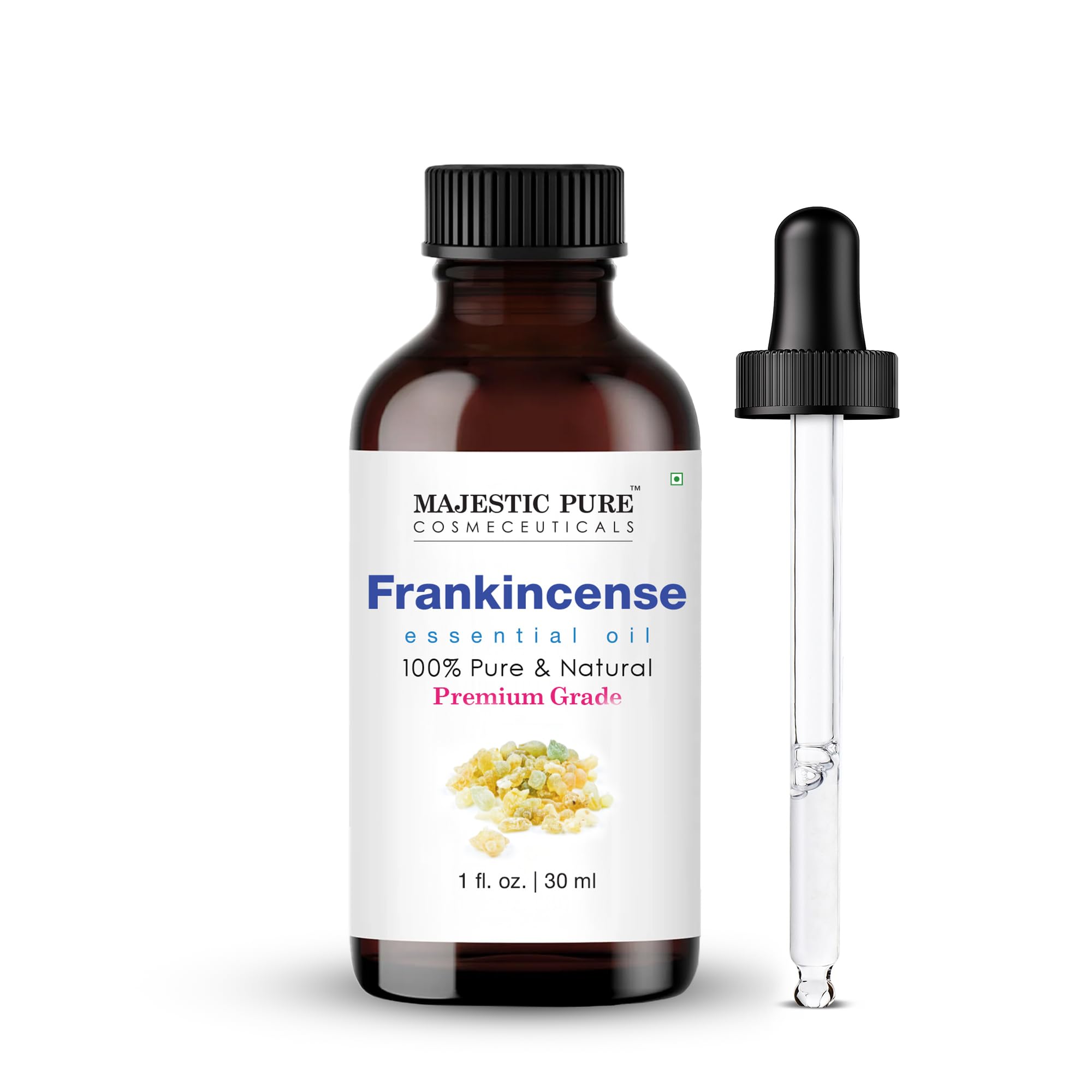 Majestic Pure Essential Oil with Glass Dropper - 100% Pure and Natural - Essential Oils for Diffuser, Aromatherapy, Soap and Candle Making, Lavender Essential Oil, Lavender Oil, 4 Fl Oz