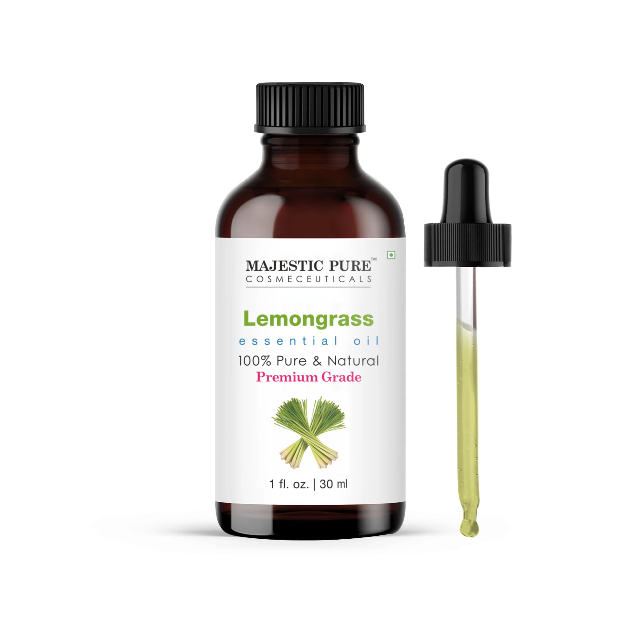 Majestic Pure Essential Oil with Glass Dropper - 100% Pure and Natural - Essential Oils for Diffuser, Aromatherapy, Soap and Candle Making, Lavender Essential Oil, Lavender Oil, 4 Fl Oz
