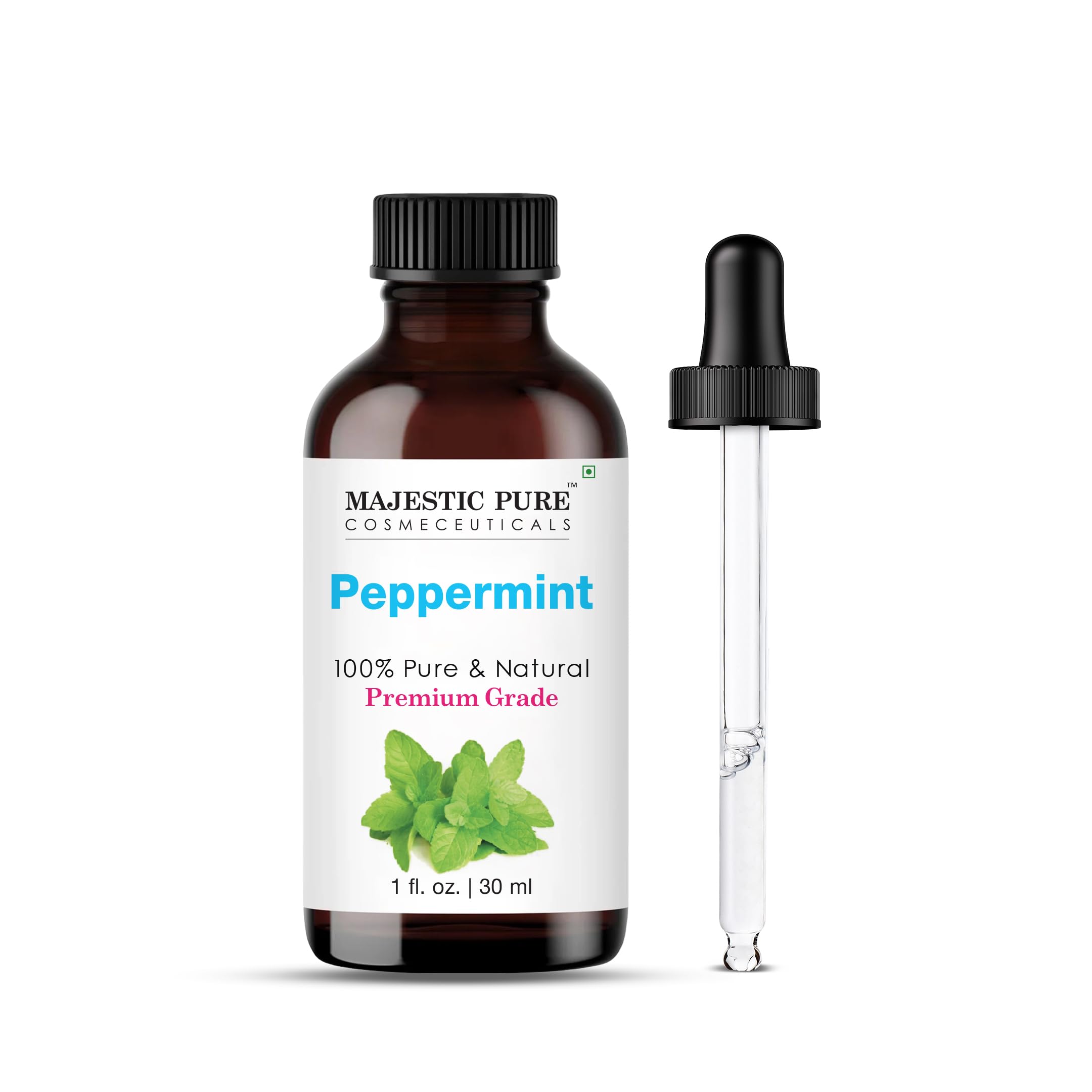 Majestic Pure Essential Oil with Glass Dropper - 100% Pure and Natural - Essential Oils for Diffuser, Aromatherapy, Soap and Candle Making, Lavender Essential Oil, Lavender Oil, 4 Fl Oz