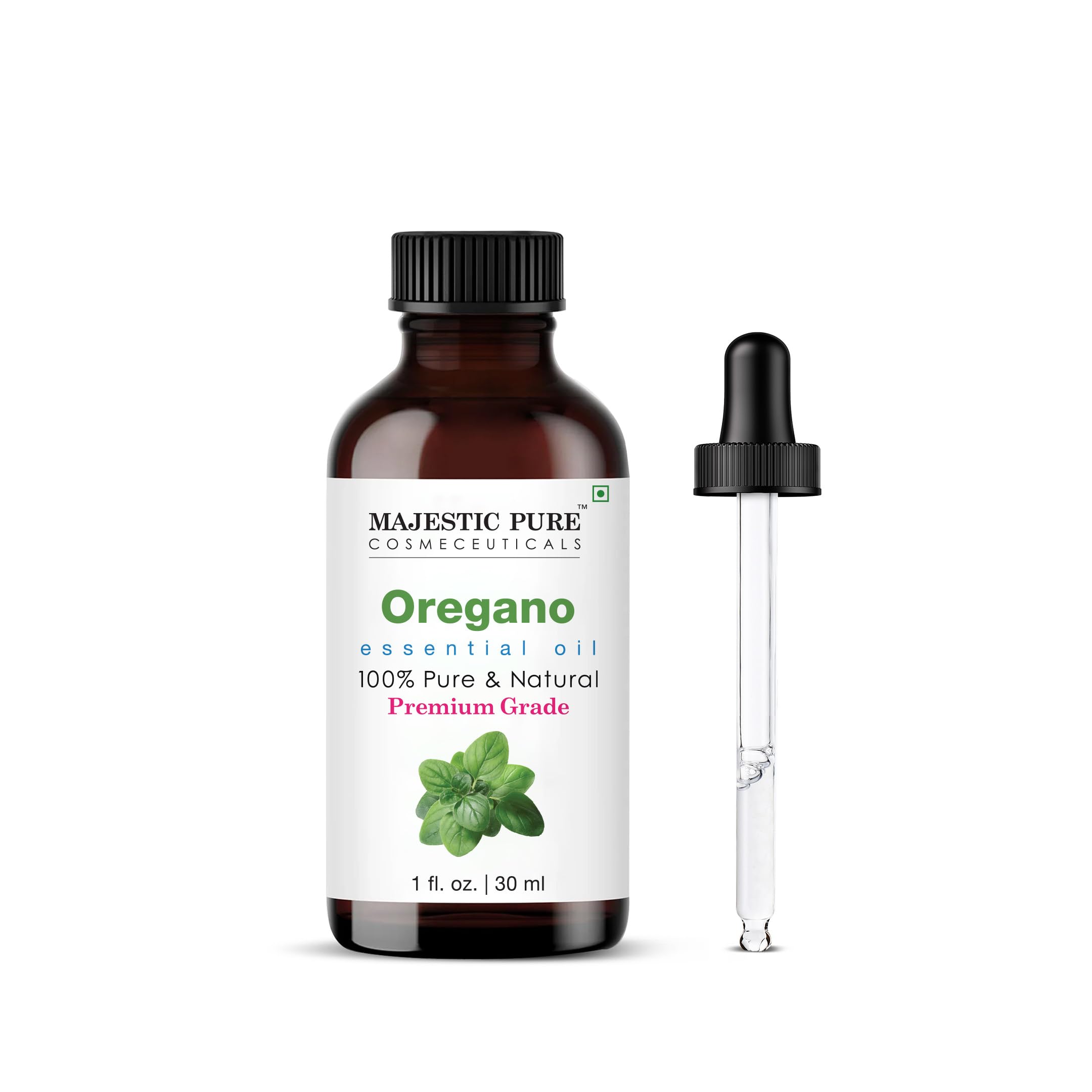 Majestic Pure Essential Oil with Glass Dropper - 100% Pure and Natural - Essential Oils for Diffuser, Aromatherapy, Soap and Candle Making, Lavender Essential Oil, Lavender Oil, 4 Fl Oz