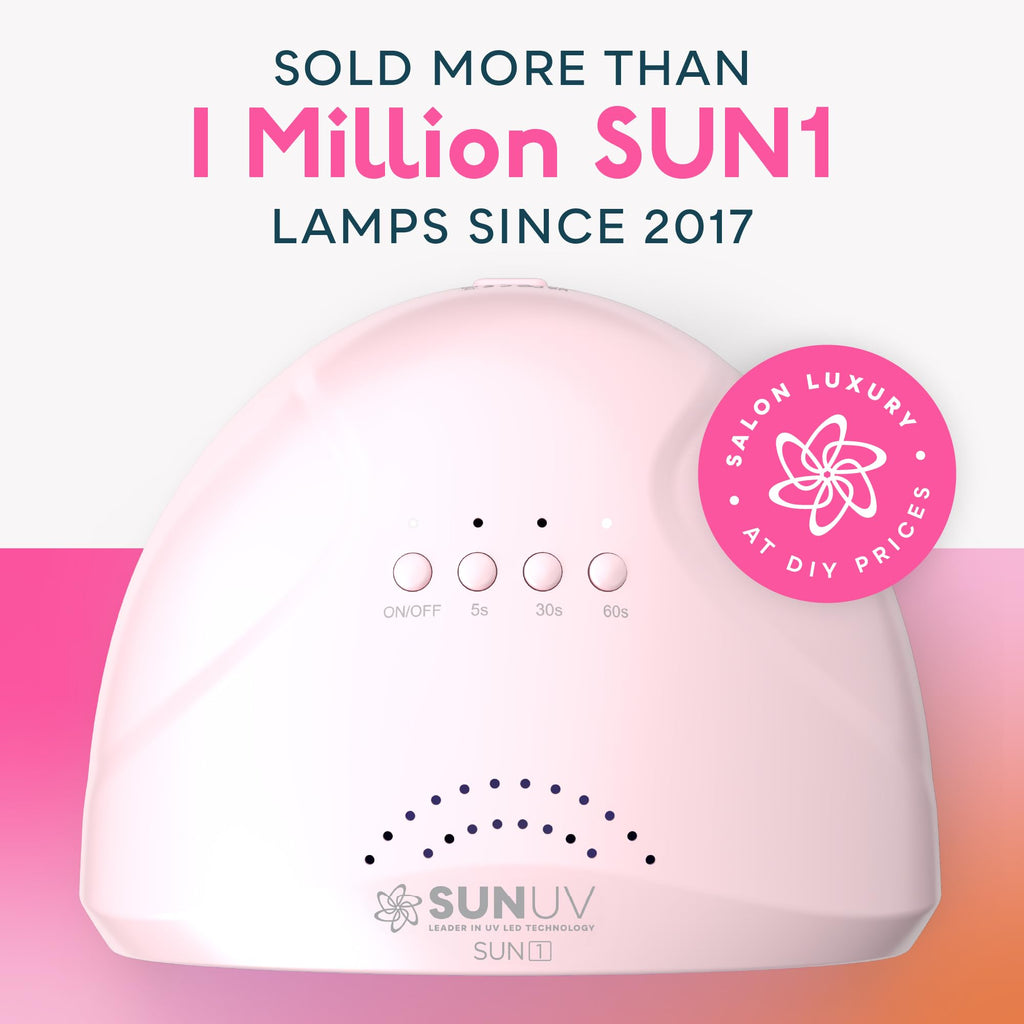 SUNUV UV LED Nail Lamp, Gel Light for Nail Polish UV Dryer with 3 Timers SUNone White