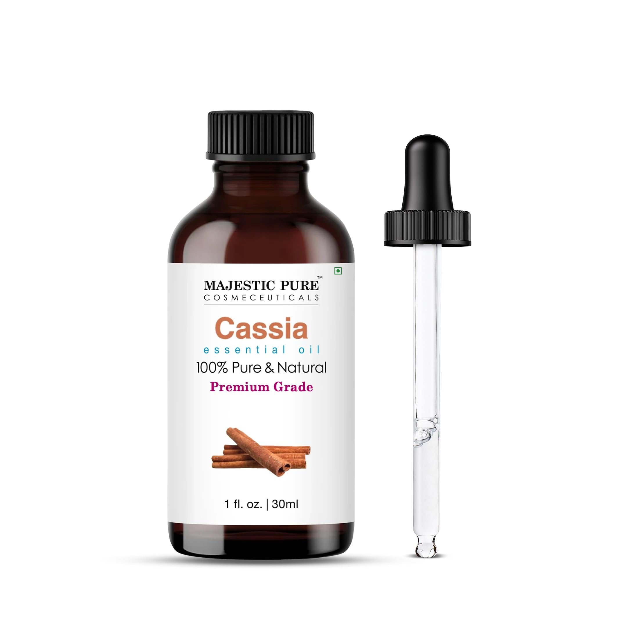 Majestic Pure Essential Oil with Glass Dropper - 100% Pure and Natural - Essential Oils for Diffuser, Aromatherapy, Soap and Candle Making, Lavender Essential Oil, Lavender Oil, 4 Fl Oz