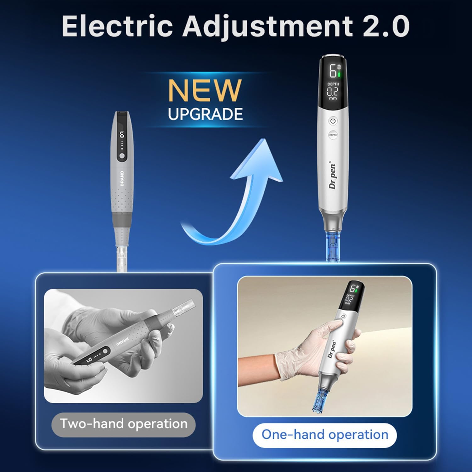 Dr.pen Microneedling Pen M9 for Home Use - 0.2598mm Needle Length