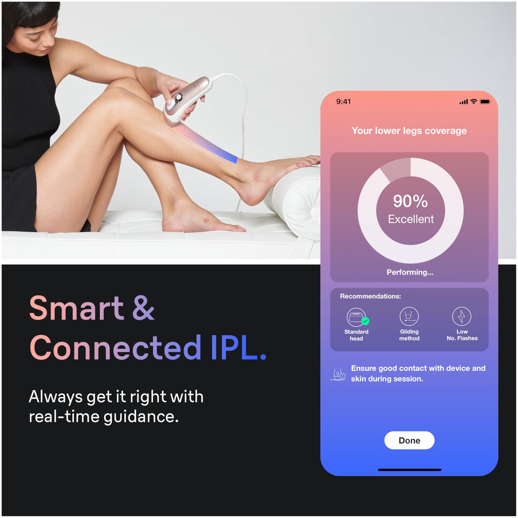 Braun Smart IPL Hair Removal Device – Skin i·Expert Pro 7, 4 Heads, Permanent Reduction for Women & Men