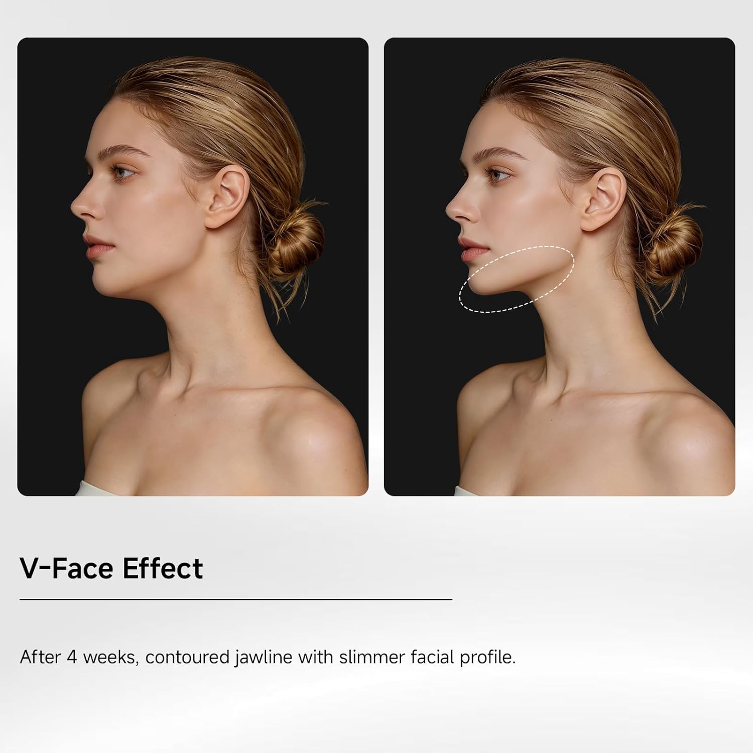 Microcurrent Face Lift Mask – Hands-Free Jawline & V-Line Lifting, Double Chin Reducer, 4-Point Adjustable Strap, Smart Pulse Facial Toning Device for Skin Firming